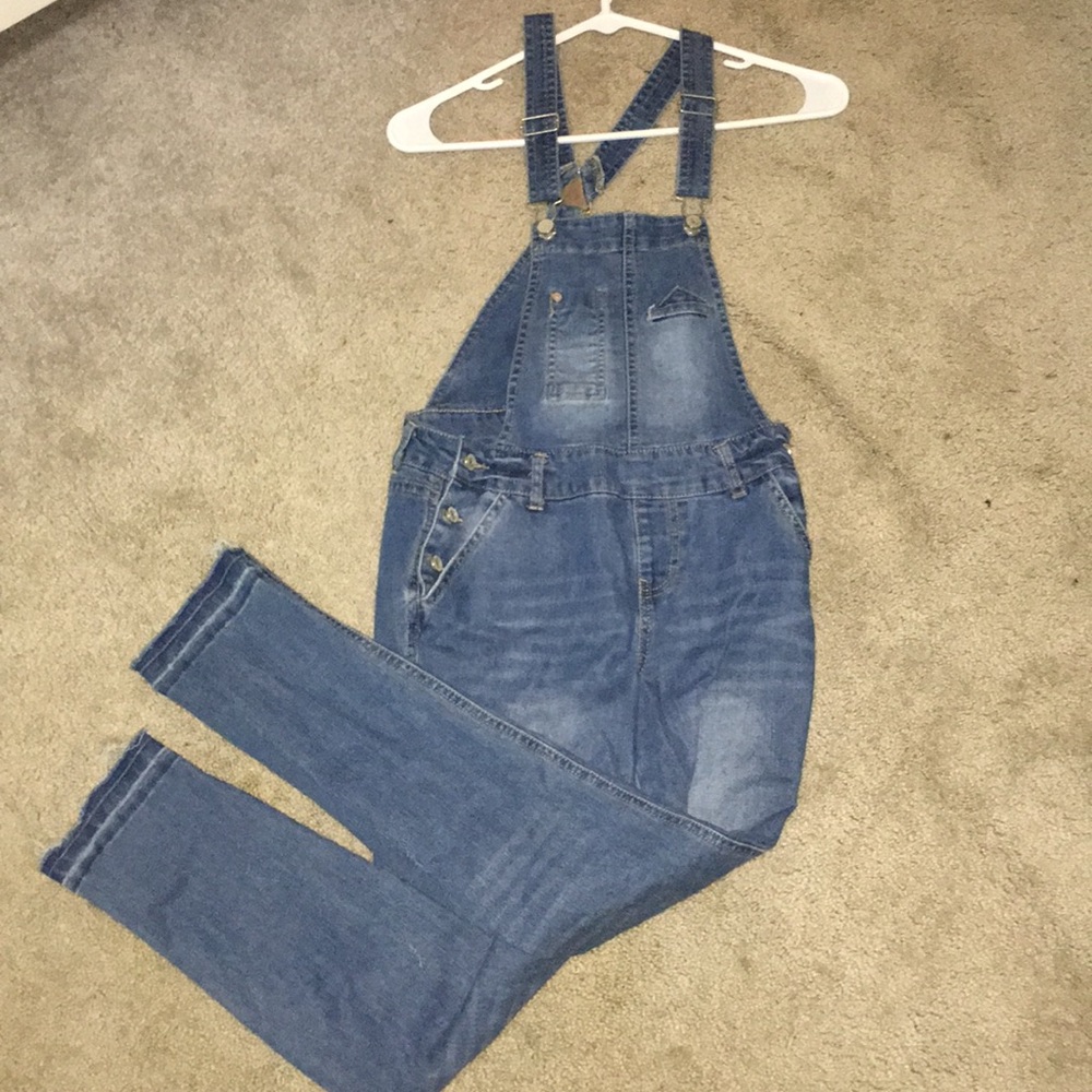 Medium wash Overalls